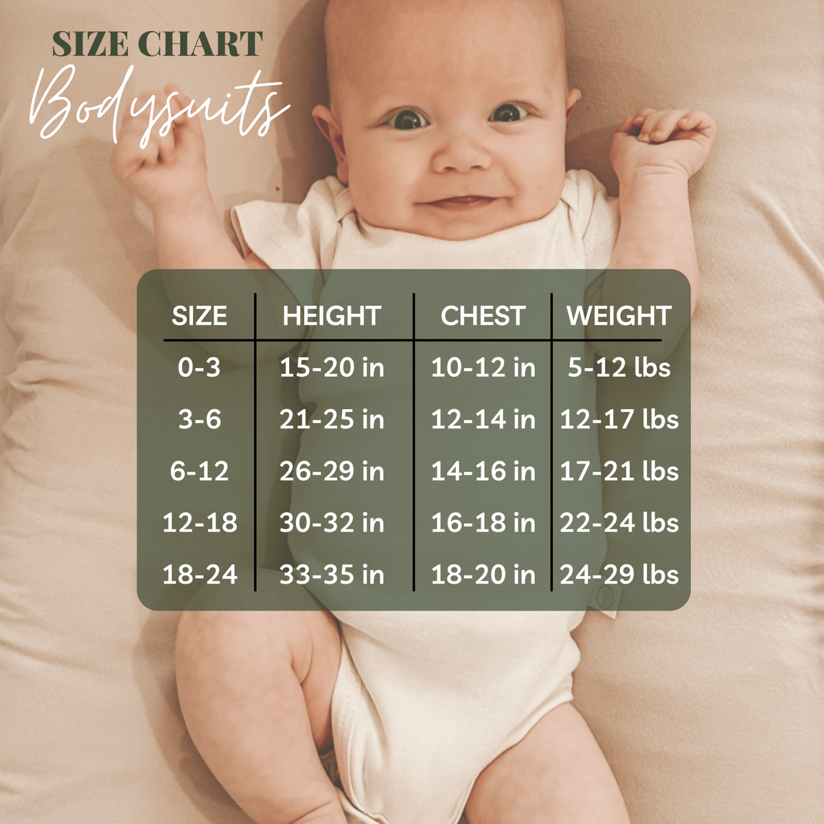 Olive My Heart Organic Cotton Baby Bodysuit